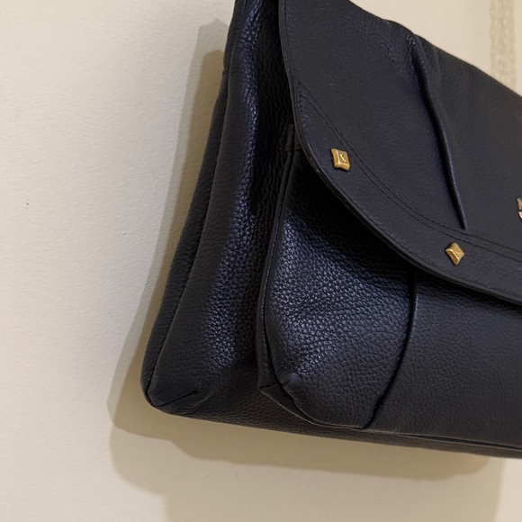 MCM Black Shoulder Bag with Gold Hardware MCM Handbag Authentic MCM - Picture 3 of 15